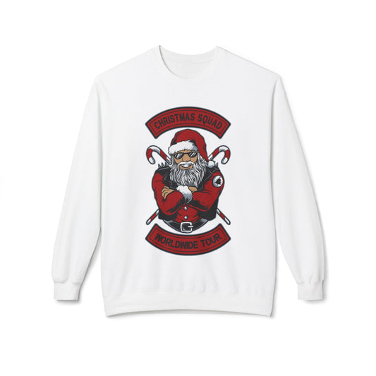 Santa Skull — Christmas Skull Rock-N-Roll Tour Crewneck Sweatshirt
