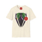 Joker Suit T‑Shirt — Green Vest, Purple Tie & Poppy Graphic Tee