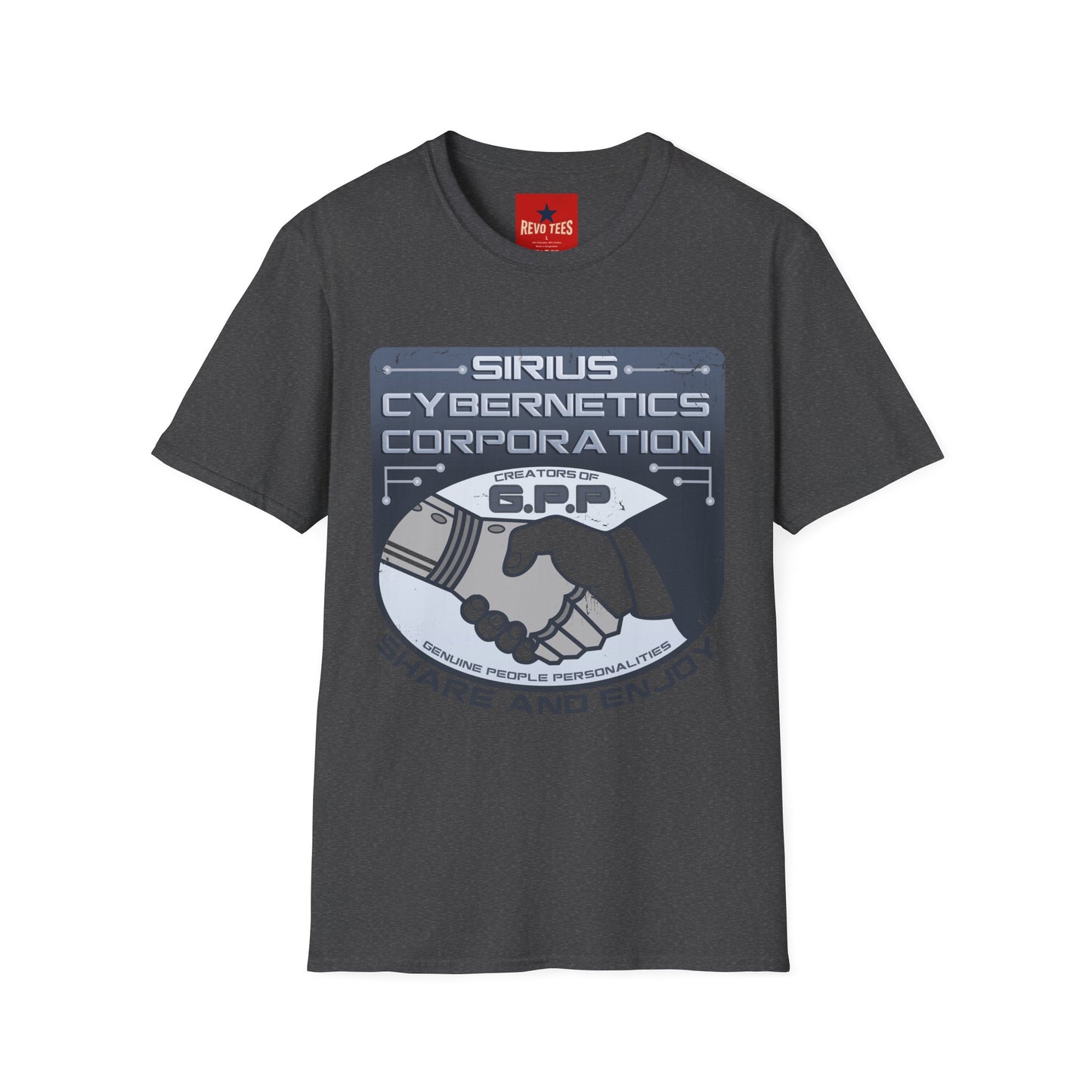 Cybernetic Corporation T‑Shirt — "Sirius Cybernetics Corporation" Retro Sci‑Fi Tee