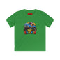Kids Tee — "Lil' Trucker" Monster Truck Kids T-Shirt | Cute Off-Road Cartoon Top