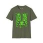 Revotees Neon Green Rib Cage Graphic T-Shirt - alternate view 6