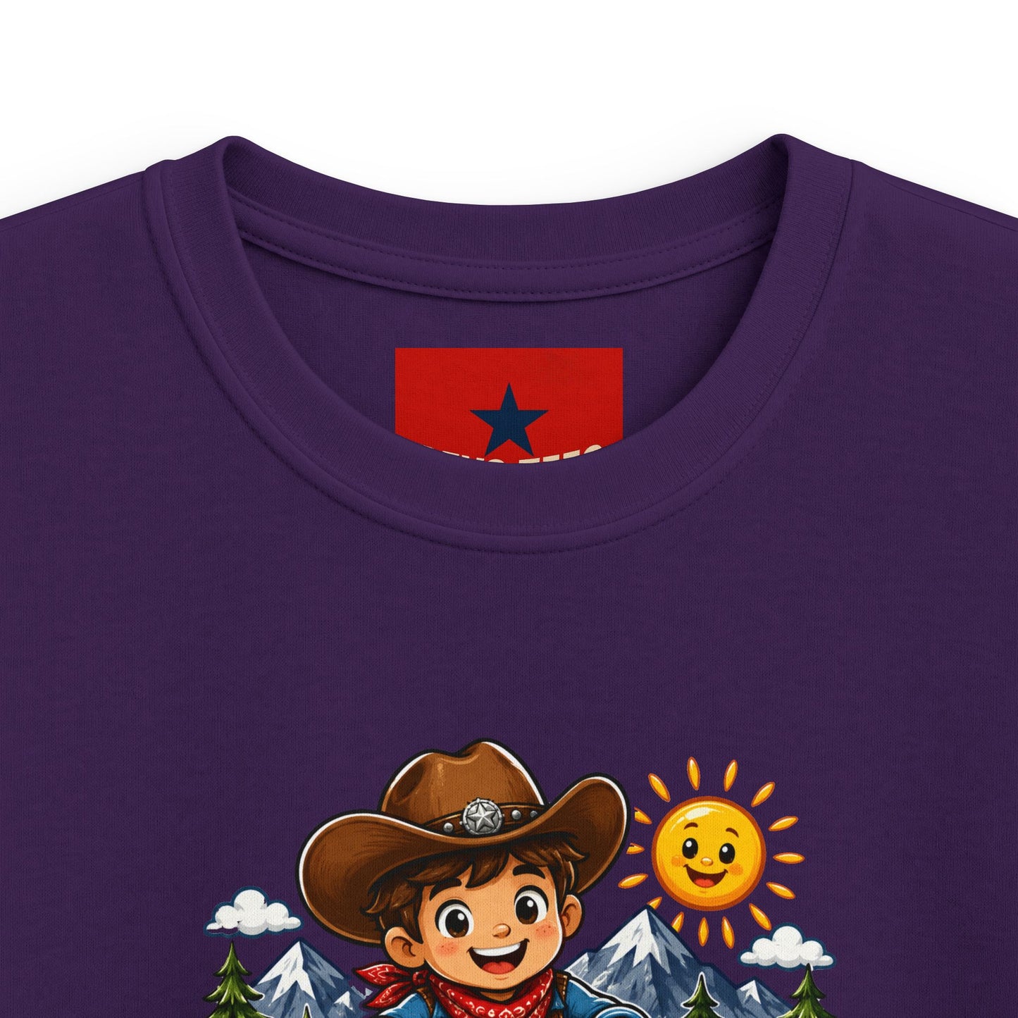 Kids T-Shirt – "Born to Roam" Cute Cowboy Adventure Tee for Little Explorers