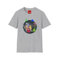 Retro Cartoon Monster Crew T-Shirt — 80s TV Horror Parody Graphic Tee