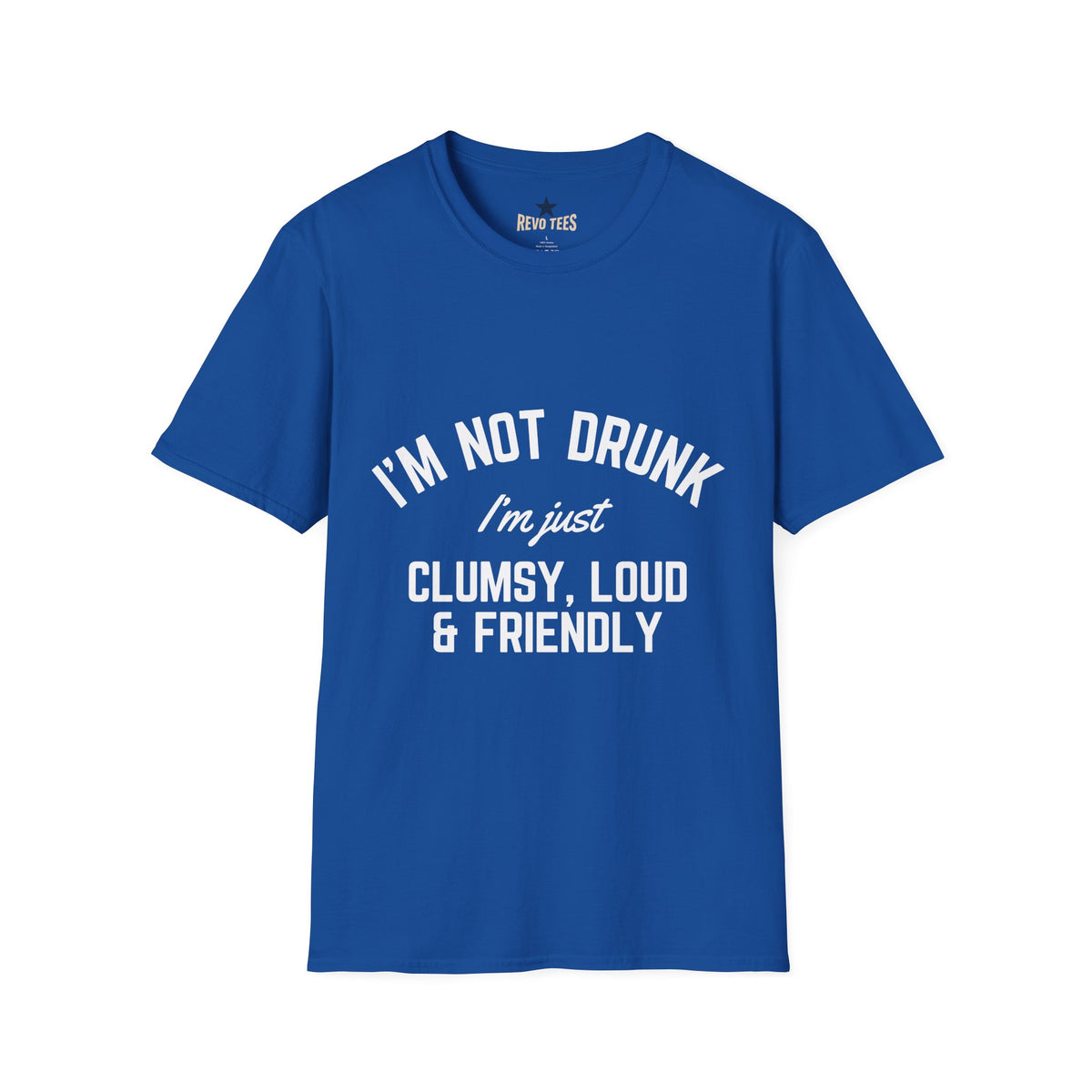 Revotees Im Not Drunk Unisex Softstyle T-Shirt - alternate view 7