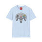 Retro Pixel Video Game Controller T-Shirt
