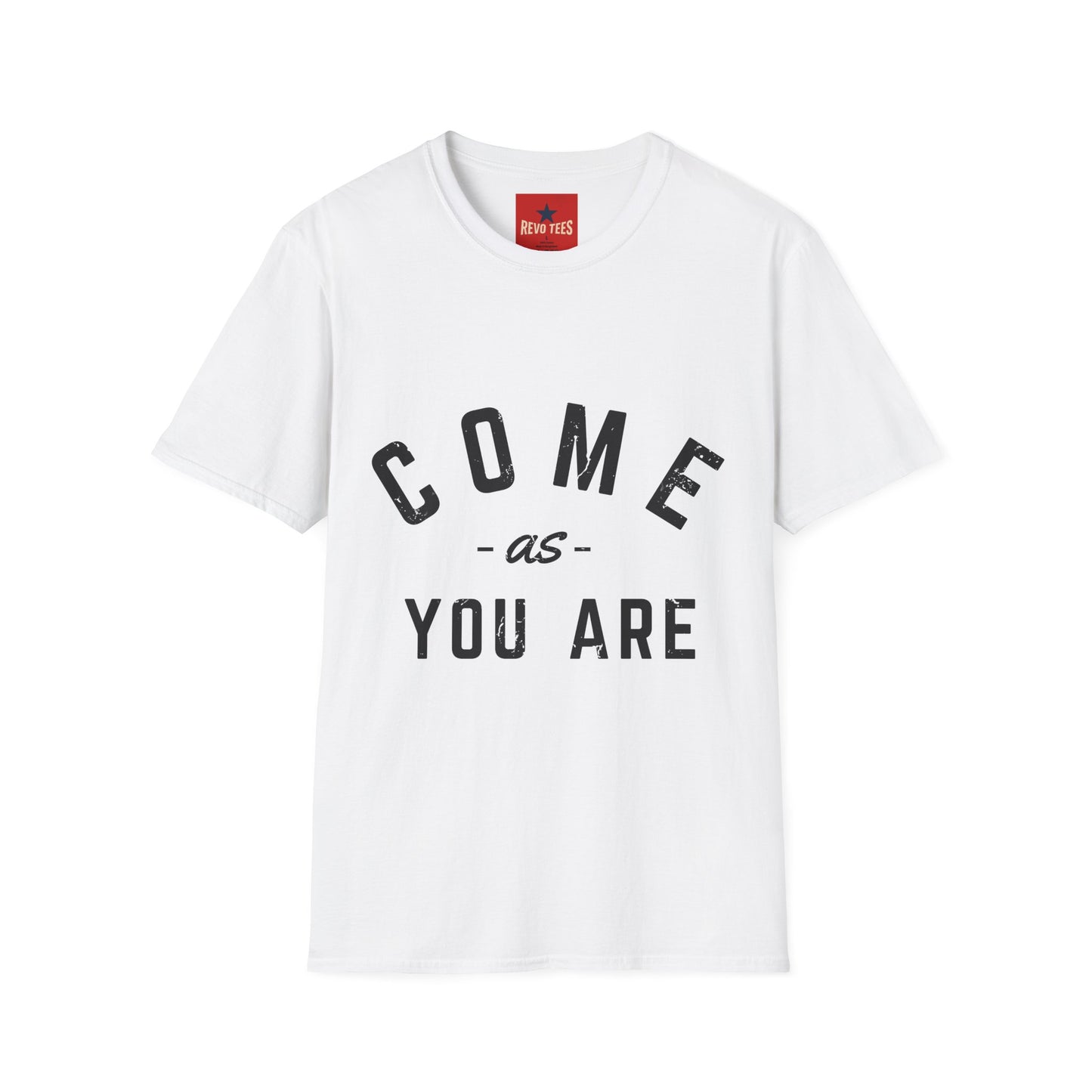 Come As You Are T-Shirt — Casual Vintage Lettering Tee