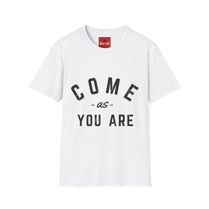 Come As You Are T-Shirt — Casual Vintage Lettering Tee