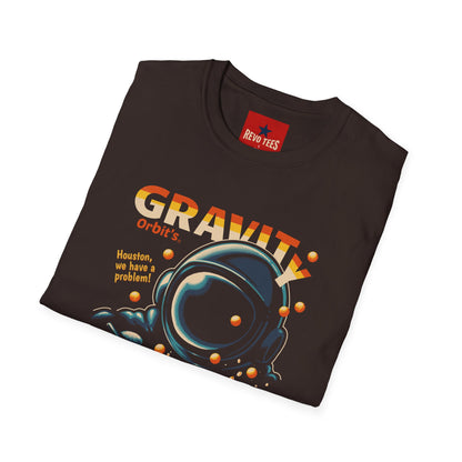 Gravity Orbit Astronaut T-Shirt — Retro Space Graphic Tee