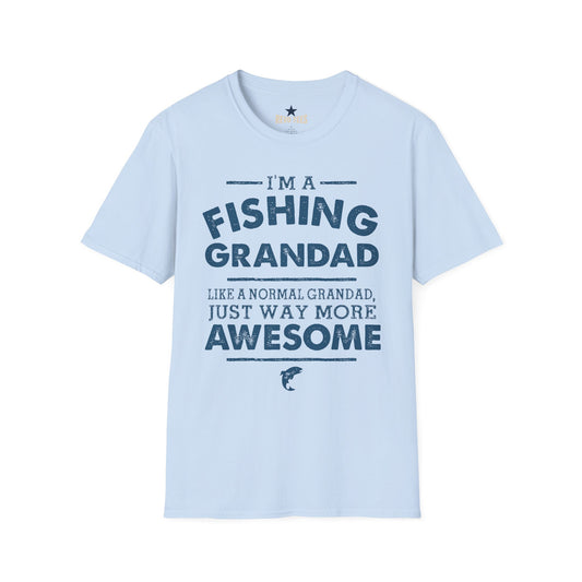 Revotees Fishing Grandad Im a Fishing Grandad Graphic for Proud Grandpa Father S Day Gift T-Shirt