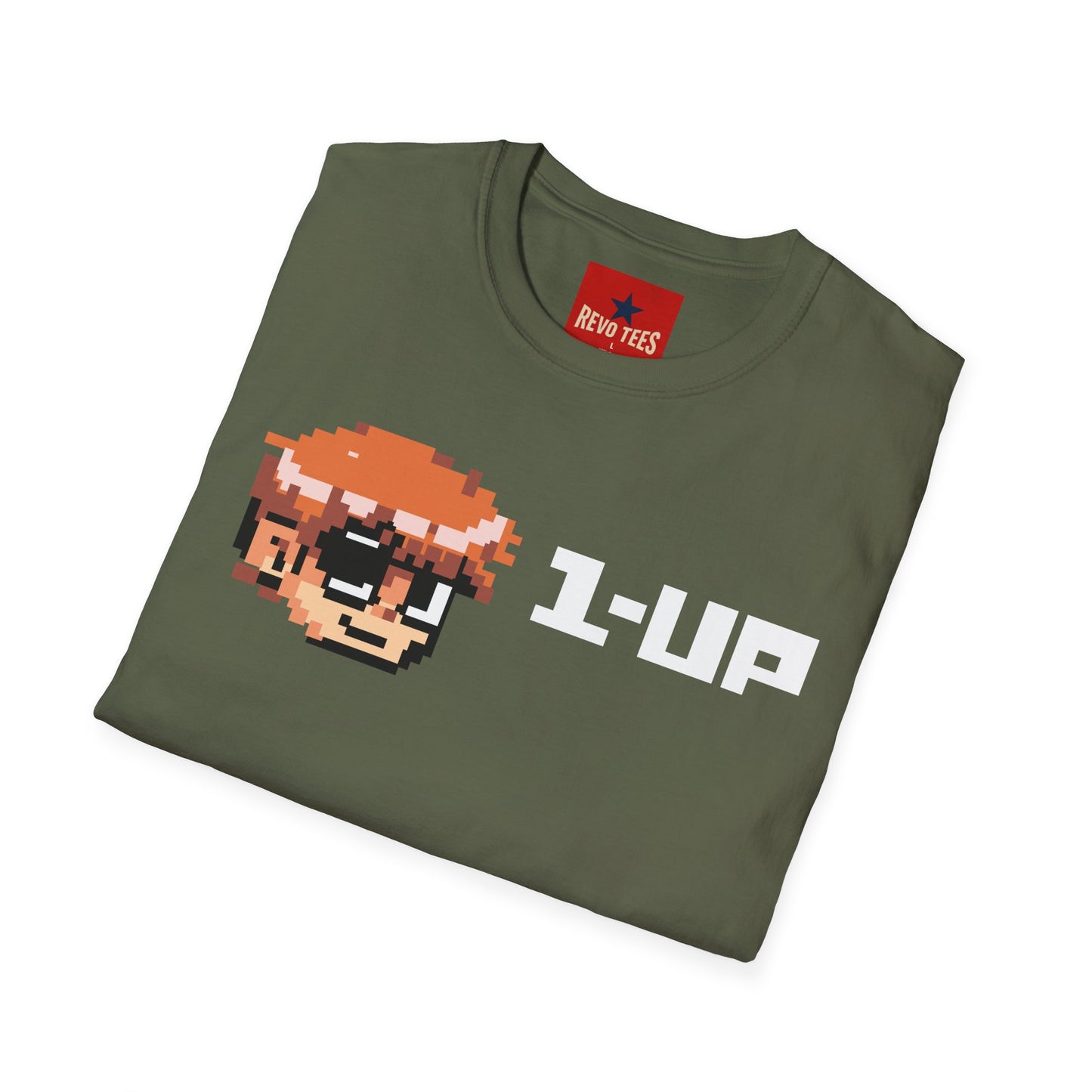 Retro Pixel Gamer T-Shirt — "1-UP" Video Game Tee