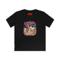 Kids Tee — "Cowgirl at Heart" Colorful Western Graphic (Cowgirl & Wild Print)