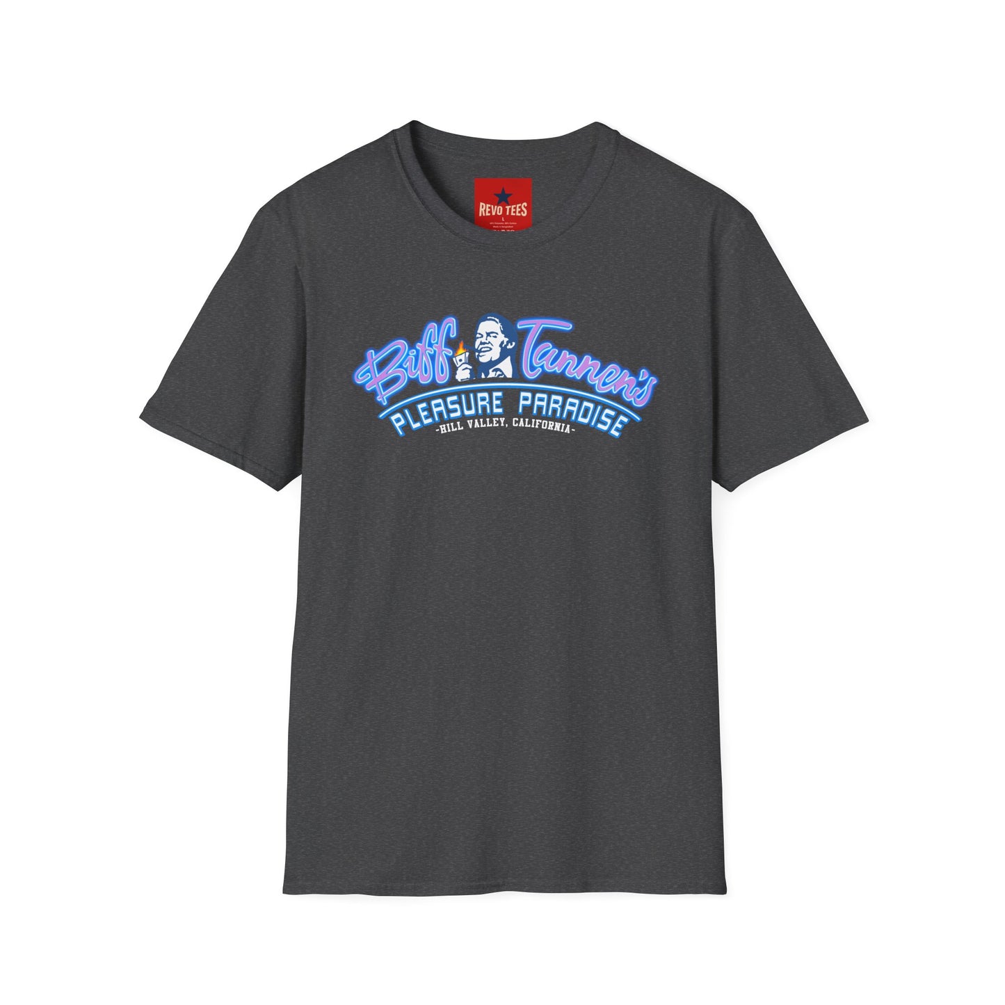 Pleasure Paradise Tee — Retro "Biff Tannen" Graphic T-Shirt