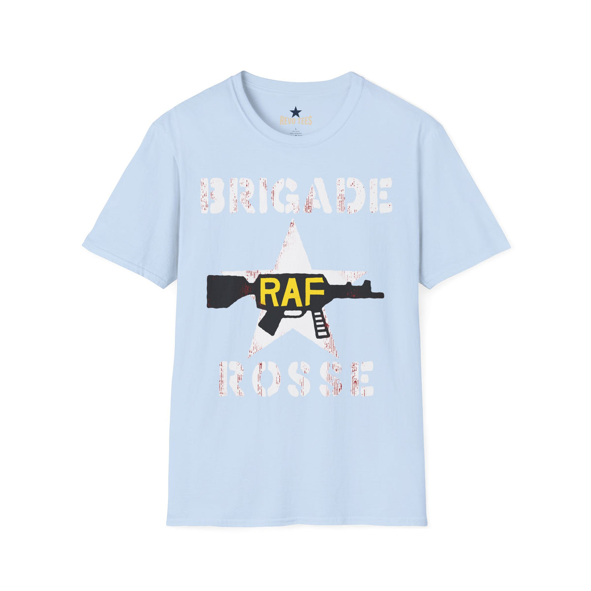 Revotees Brigade Rosse As Worn by Joe Strummer Unisex Softstyle T-Shirt - alternate view 6