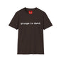 Grunge Is Dead T-Shirt — Retro Band Tee for Music Fans