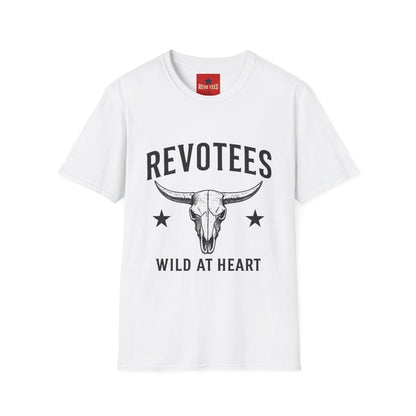 Revotees Bull Skull T-Shirt — Wild at Heart Western Graphic Tee
