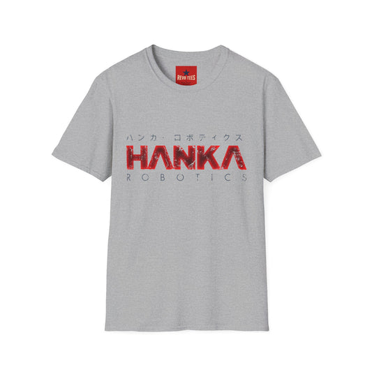 Hanka Robotics T‑Shirt — Futuristic Japanese Cyberpunk Tech Tee