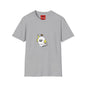 Ghost with Crown T‑Shirt — Cute Retro Cartoon Halloween Tee