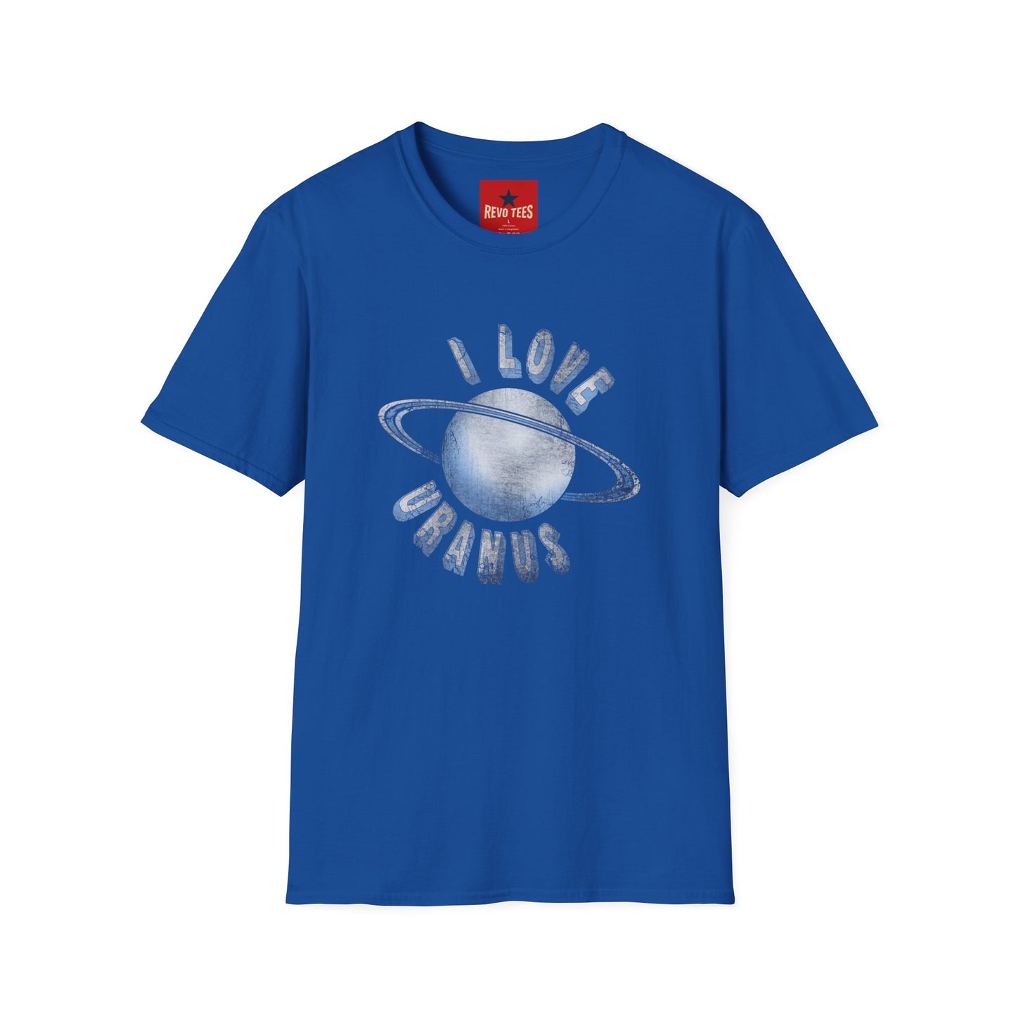I Love Uranus T‑Shirt — Retro Saturn Graphic Tee for Space Lovers