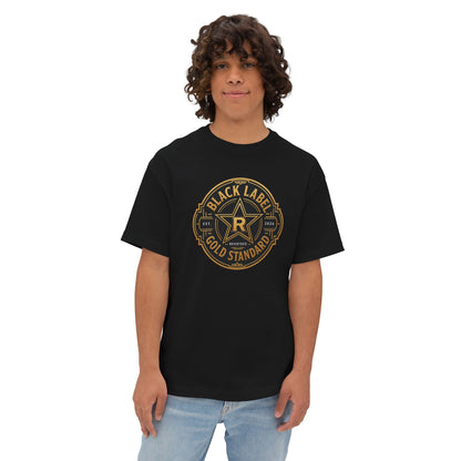 Revotees Black Label Gold Standard Oversized T-Shirt - alternate view 3