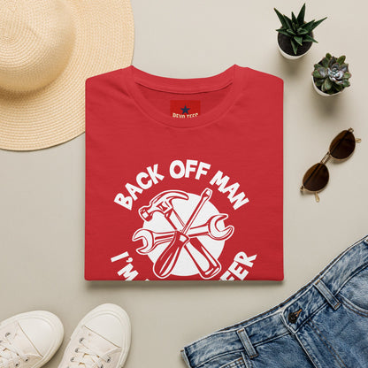 Engineer T-Shirt — "Back Off Man I'm An Engineer" Mechanical Tools Tee