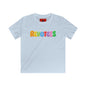 Kids Tee — Colorful 'REVOTEES' Bubble Letter Shirt for Children