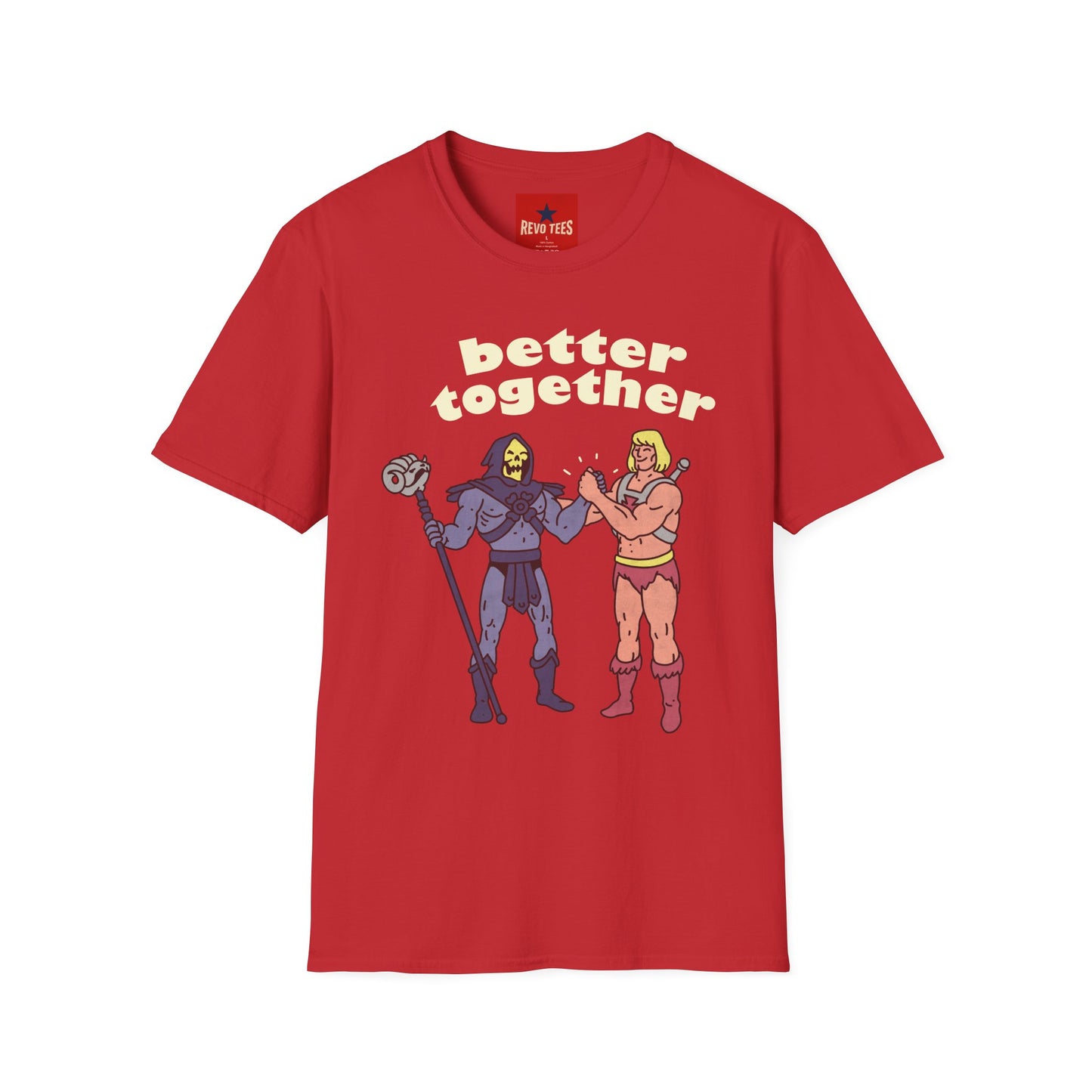 Better Together T-Shirt — Skeletor & He-Man Retro Graphic Tee