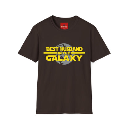 Best Husband in the Galaxy T-Shirt — Funny Sci‑Fi Gift for Him