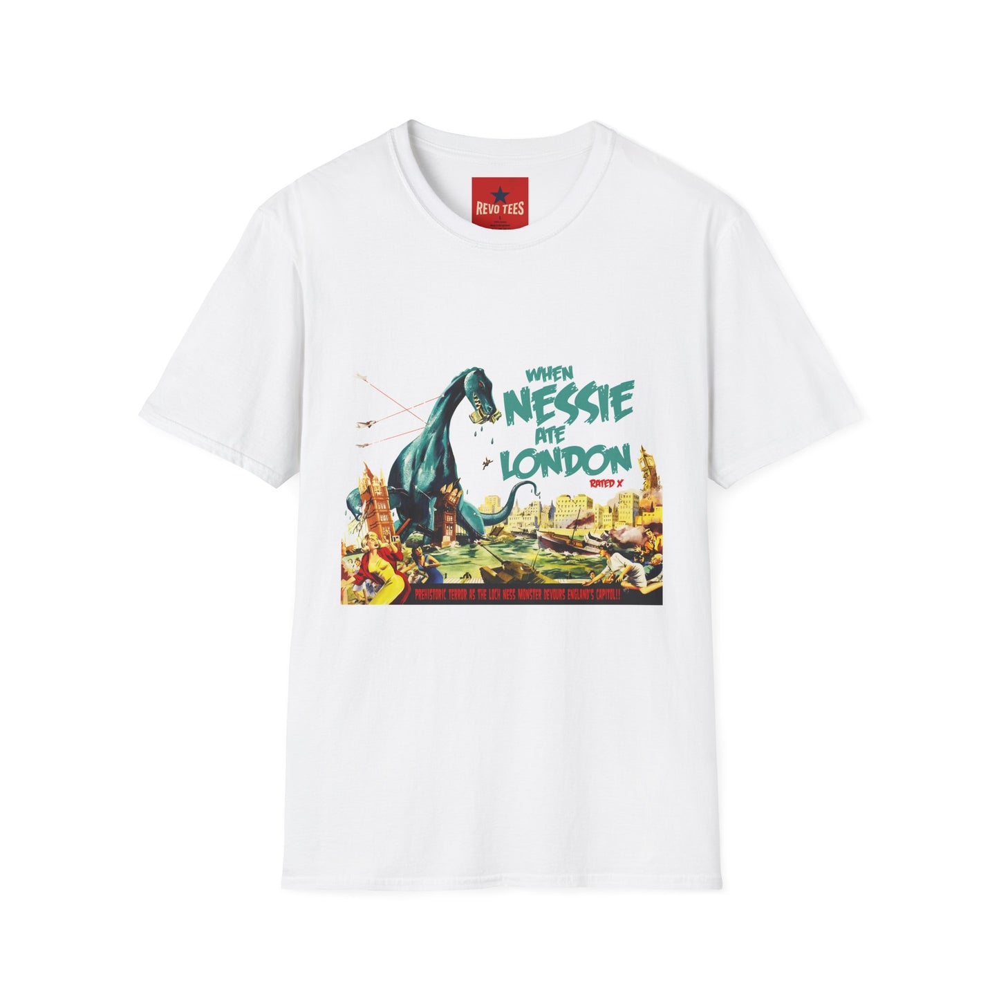 When Nessie Ate London T-Shirt — Vintage Monster Graphic Tee