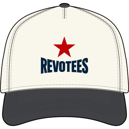 Revotees Two-Tone Cap — Vintage Red Star Baseball Hat