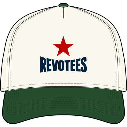 Revotees Two-Tone Cap — Vintage Red Star Baseball Hat