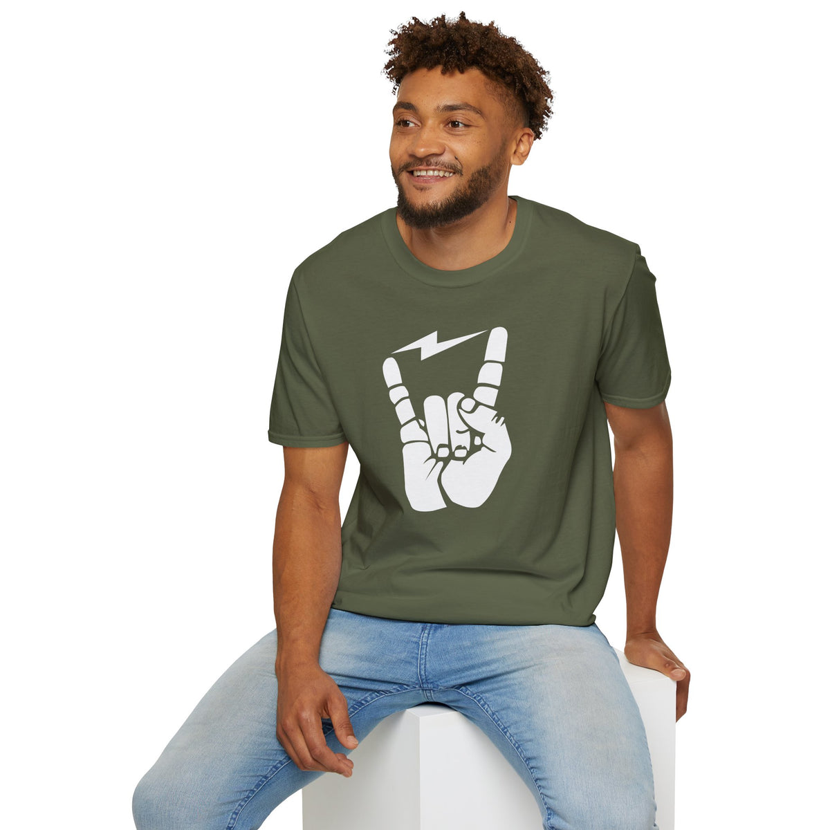 Revotees Electric Horns Unisex Softstyle T-Shirt - alternate view 14
