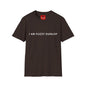 I Am Fuzzy Dunlop T-Shirt — Minimalist Statement Tee for Music Lovers