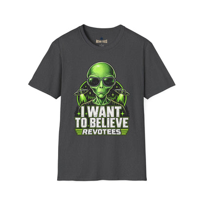 REVOTEES - I Want to Believe Alien T-Shirt