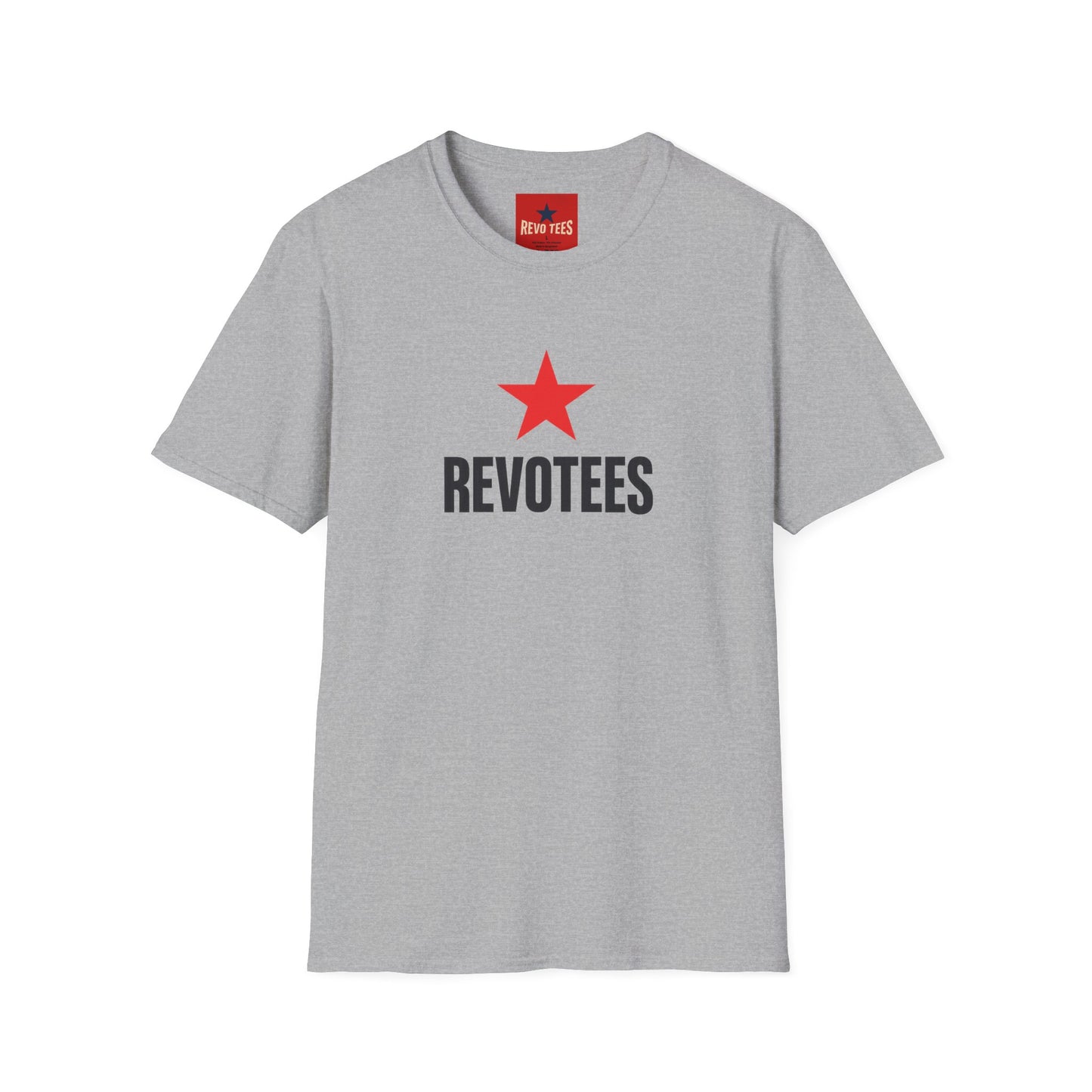 REVOTEES Branded T-Shirt — Red Star Protest Graphic Tee