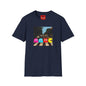 Pac‑City Arcade T‑Shirt — Retro Pixel Ghosts Crossing Graphic Tee