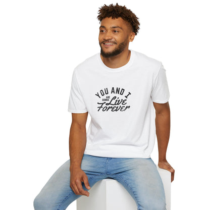 Oasis - Live Forever Lyric - Unisex Softstyle T-Shirt