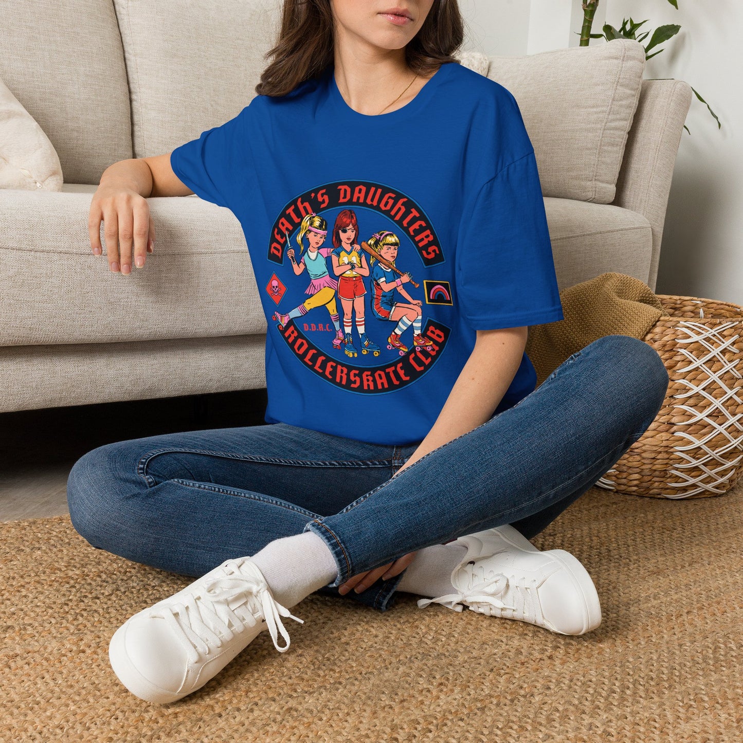 Death's Daughters Roller Skate Club T‑Shirt