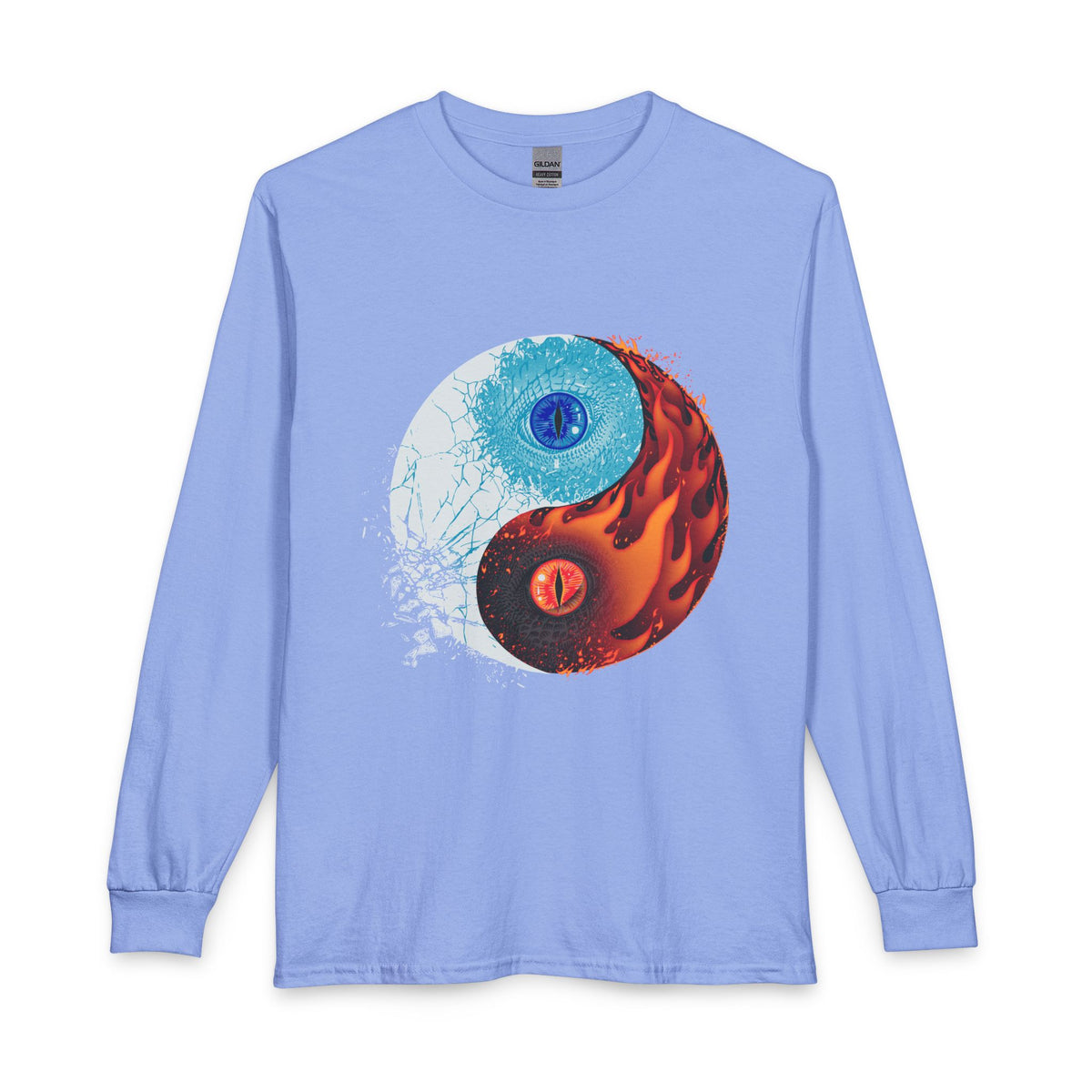 Revotees Fire and Ice Yin Yang Long-Sleeve T-Shirt - alternate view 6