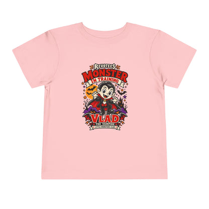 REVOTEES Toddler Monster In Training Tee — 'Vlad the Vampire' Halloween Kids Shirt