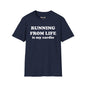 Revotees Running From Life Unisex Softstyle T-Shirt - alternate view 7