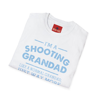 Shooting Grandad T‑Shirt — “I’m a Shooting Grandad” Funny Grandpa Gift