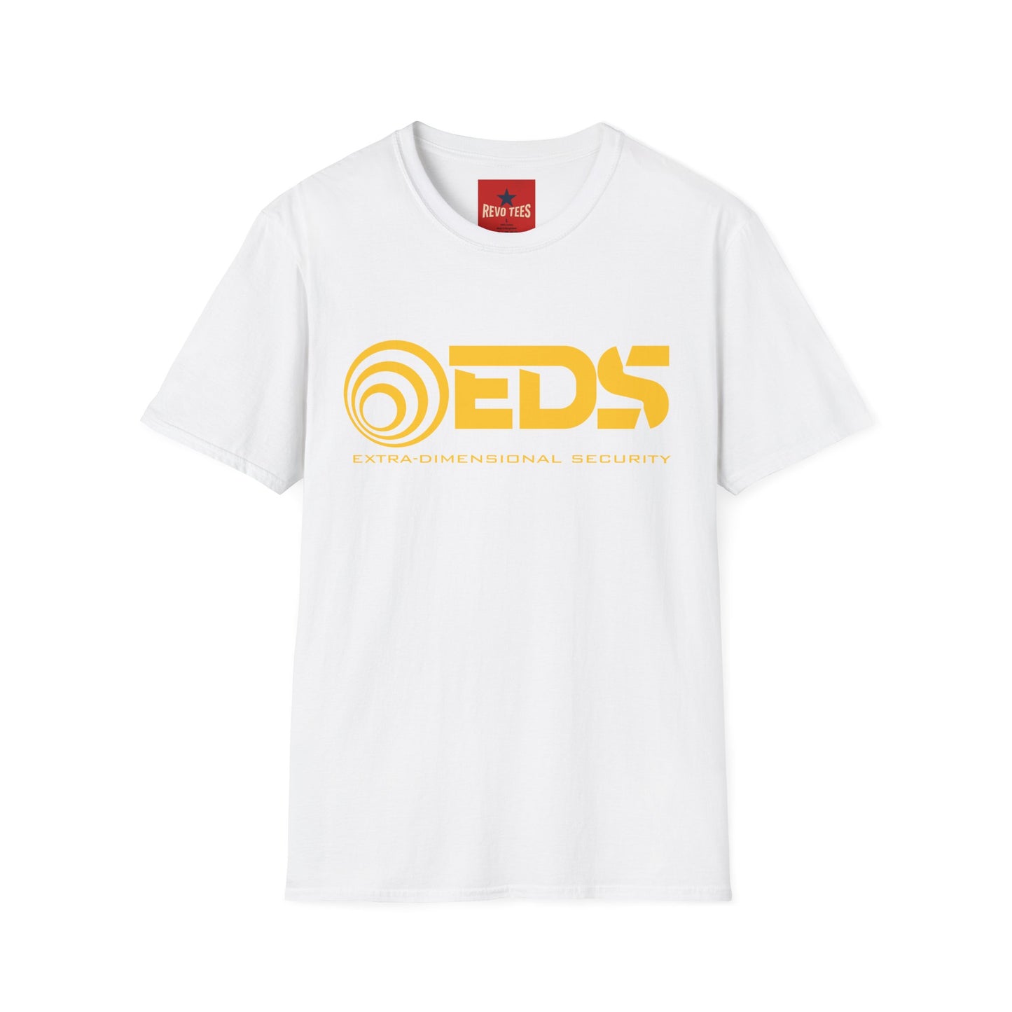 EDS Logo T-Shirt — Extra Dimensional Security Retro Sci‑Fi Tee