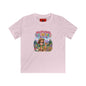 Kids Tee — "Wildflower Adventure Club" Cute Forest Animals Graphic