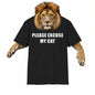 Revotees Please Excuse My Cat Funny Cat Lover T-Shirt