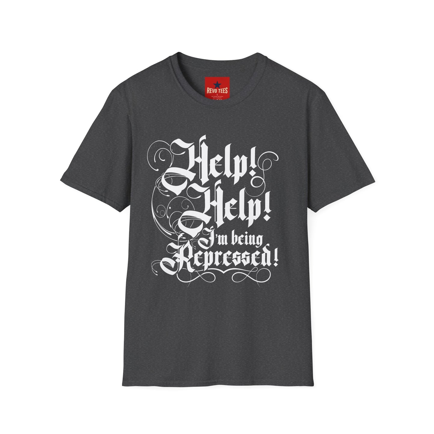 Help I am Being Repressed - Unisex Softstyle T-Shirt
