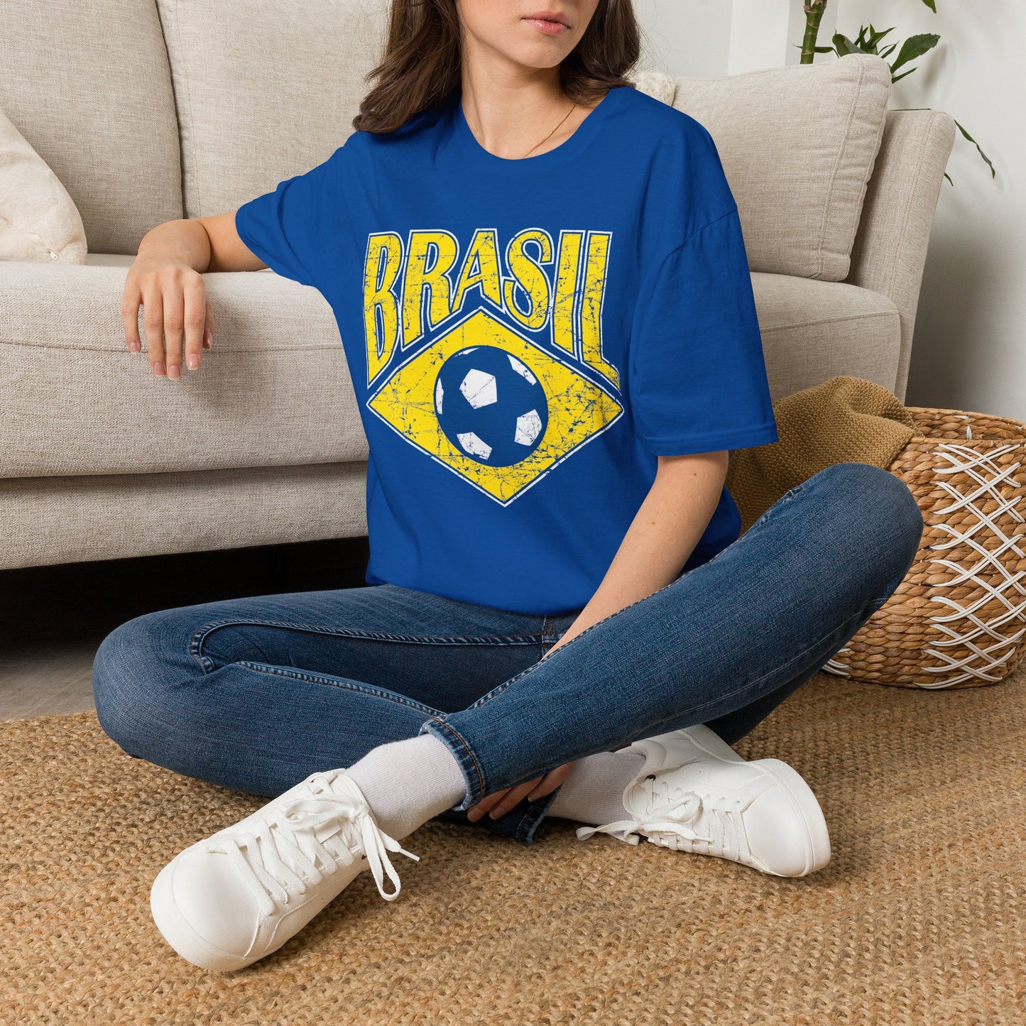 World Cup 2026 - Brasil Soccer T-Shirt — Vintage Brazil Football Tee