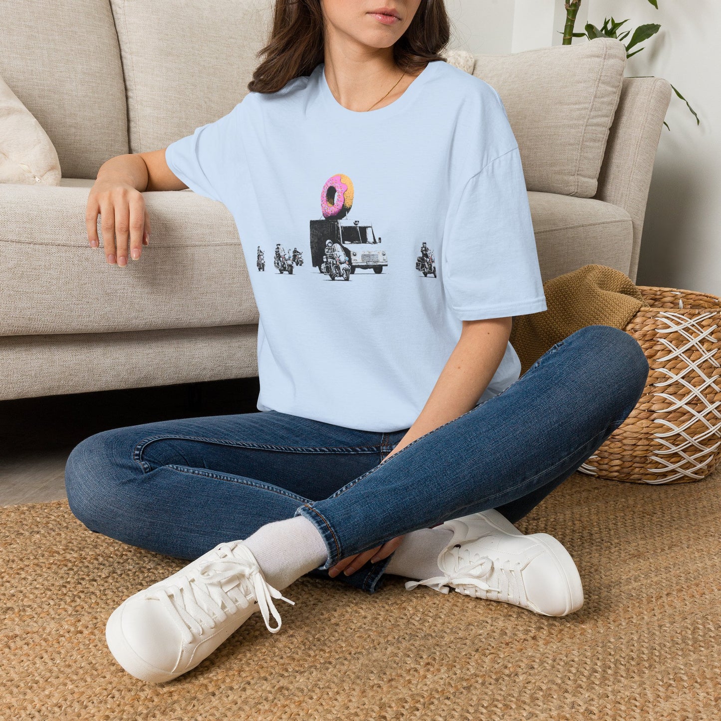 Banksy T-Shirt — Retro Donut Food Truck Tee