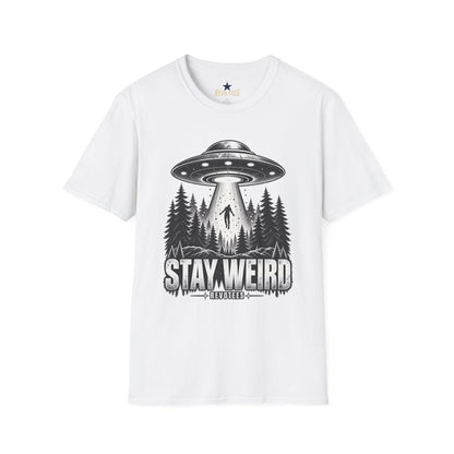 REVOTEES Stay Weird — Alien Abduction Graphic Tee
