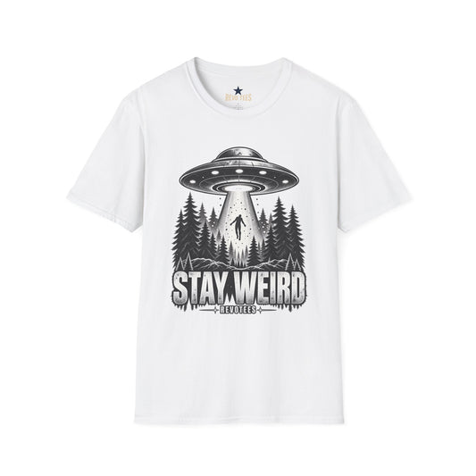 REVOTEES Stay Weird — Alien Abduction Graphic Tee