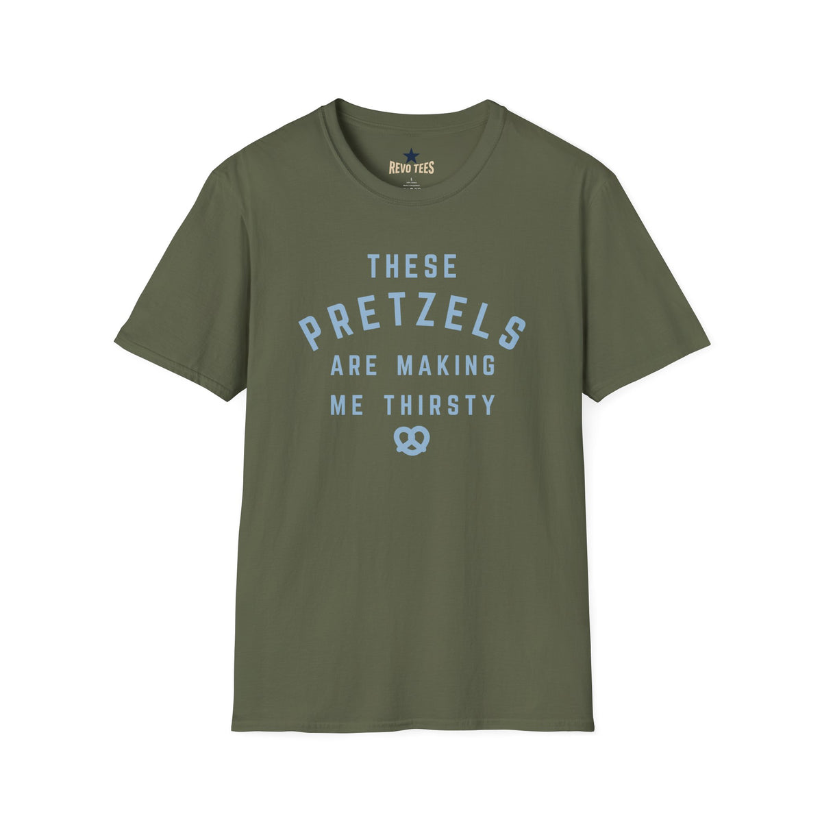 Revotees Pretzel Lovers These Pretzels Are Making Me Thirsty Casual T-Shirt - alternate view 7